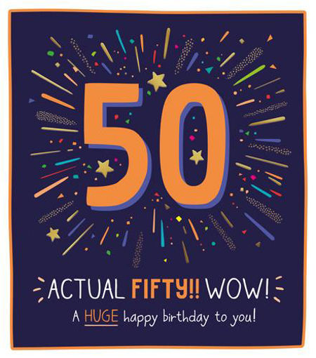 Picture of 50 ACTUAL FIFTY WOW CARD